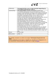 Onderwerp:  Datum: Bovengebruikelijke zorg en ondersteunende begeleiding bij verstandelijk geha ndica pte kinde ren