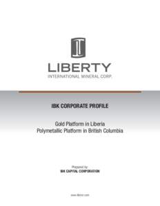 Microsoft Word - IBK Liberty Corp Profile March[removed]doc