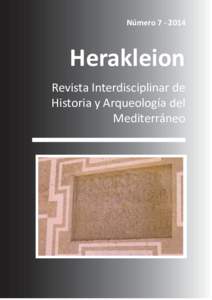 NúmeroHerakleion Revista Interdisciplinar de Historia y Arqueología del Mediterráneo