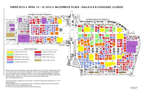 HIMSS[removed]APRIL[removed], 2015 McCORMICK PLACE - HALLS A & B