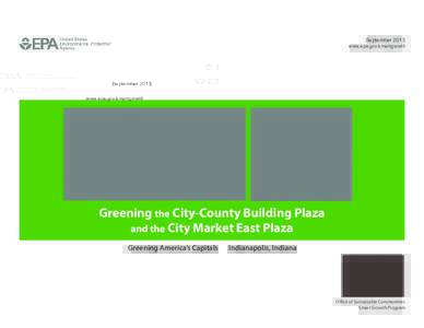 Greening the City-County Building Plaza and the City Market East Plaza