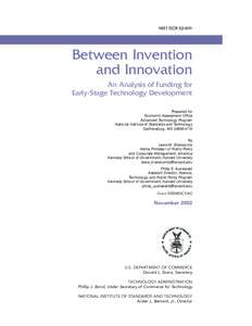 National Science Board / Venture capital / Research and development / Structure / Science / Publishing / Lewis M. Branscomb / Innovation / Board on Science /  Technology /  and Economic Policy