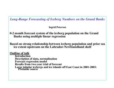 Microsoft PowerPoint - Iceberg forecast 05_Peterson.ppt