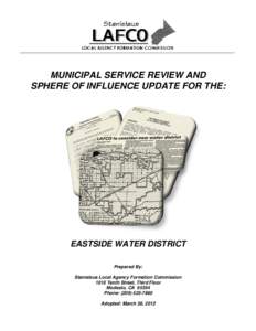 Municipal Service Review and Sphere of Influence Update