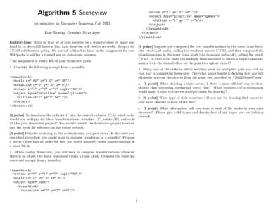 Algorithm 5 Sceneview  <scale x=
