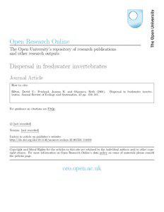 Open Research Online The Open University’s repository of research publications and other research outputs