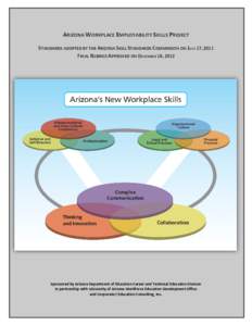 ARIZONA WORKPLACE EMPLOYABILITY SKILLS PROJECT STANDARDS ADOPTED BY THE ARIZONA SKILL STANDARDS COMMISSION ON JULY 17, 2011 FINAL RUBRICS APPROVED ON DECEMBER 18, 2012 Sponsored by Arizona Department of Education Career 
