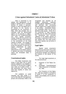 Chapter-7  Crime against Scheduled Castes & Scheduled Tribes