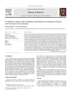 St. Valentine—patron saint of epilepsy: Illustrating the semiology of seizures over the course of six centuries
