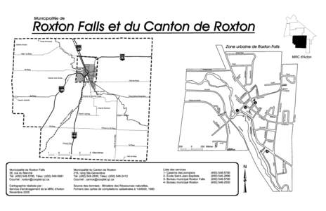 Municipalités de  Roxton Falls et du Canton de Roxton #  Route McDonald