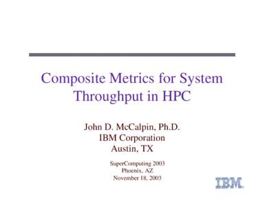 Supercomputers / TOP500 / Benchmark / K computer / Computer performance / Computing / Computer hardware / HPC Challenge Benchmark