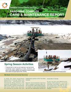 Denison Environmental Services  FARO MINE COMPLEX CARE & MAINTENANCE REPORT 2nd Quarter 2011