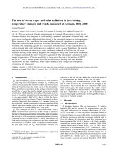 Climate forcing / Atmospheric thermodynamics / Psychrometrics / Physical quantities / Global warming / Radiative forcing / Global climate model / Water vapor / Climate sensitivity / Atmospheric sciences / Climatology / Meteorology