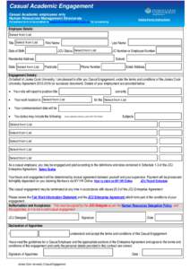 Association of Commonwealth Universities / Cairns / James Cook University / Human resource management / Casual employment / Employment / Electronic Arts / Select / Queensland / Video game development / Townsville / States and territories of Australia