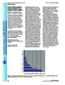 European Journal of Neurology 2012, 19: e54–e55  doi:j03694.x EFNS FORUM The Open Facilities for Training in