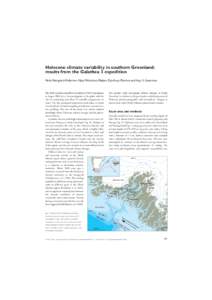 Geological Survey of Denmark and Greenland Bulletin 17, 2009