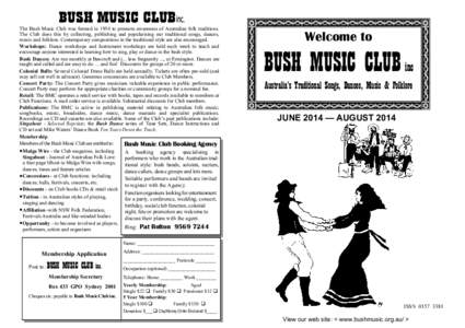 Bush band / New Zealand culture / Australian folk music / Bush dance / Folk music / Dance / Arts in Australia / Entertainment / Culture / Folklore