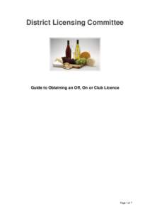 Oamaru / Alcohol licensing laws of the United Kingdom / Licensing Act / Licenses / United Kingdom / Licensing / Alcohol / Bartending / Public house