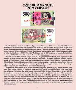 Rupee / Watermarking / Czech koruna / Ultraviolet / 100 krooni / Currency / Paper / Banknotes