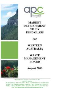 Microsoft Word - Western Australia Used Glass Market Study Final .doc
