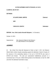 Judgment / Default judgment / Bankruptcy / English civil law / Lawsuit / Plaintiff / Judgment summons / Costs / Appearance / Law / Civil procedure / Legal terms