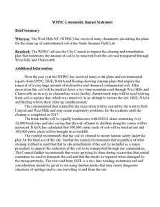 Pollution / Environmental chemistry / Soil chemistry / Soil contamination / California Department of Toxic Substances Control / Santa Susana Field Laboratory / Environment / Environment of California / California