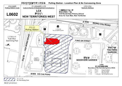 Polling Station - Location Plan & No Canvassing Zone  ^ ^ ^