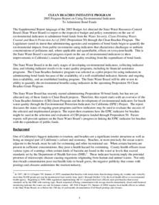 Environment / Long Beach /  California / Surface runoff / Beach / Water quality / Urban runoff / Storm drain / California State Water Resources Control Board / Water pollution / Water / Earth