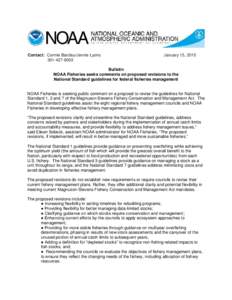 Fish / Magnuson–Stevens Fishery Conservation and Management Act / Overfishing / Fisheries management / Sustainable fishery / National Marine Fisheries Service / Stock assessment / Fishery / National Oceanic and Atmospheric Administration / Fishing / Environment / Fisheries science