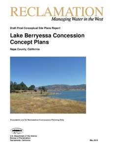 Draft Final Conceptual Site Plans Report  Lake Berryessa Concession Concept Plans Napa County, California