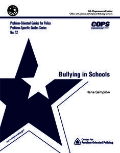 U.S. Department of Justice Office of Community Oriented Policing Services Problem-Oriented Guides for Police Problem-Specific Guides Series No. 12