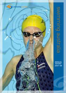 swimming australia Annual Report 2007–08  Official sponsors