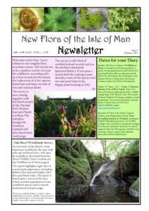 New Flora of the Isle of Man  Newsletter Welcome to this New-Year’s edition to our irregular flora newsletter seriesturned out