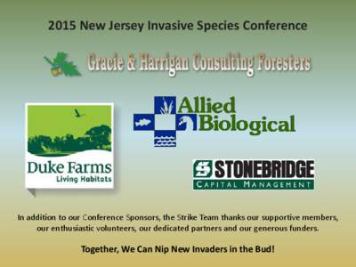 Central Jersey Invasive Species Strike Team