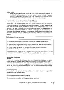 Further Action: ? Where the collection agent has returned no result, Council may make a resolution, to proceed with legal action against the interested parties. Properties in default of payment for three (3) or more year