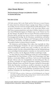 ANTOGO Verlag Nürnberg, ISBN  »Non Omnis Moriar«
