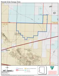 Brenda Solar Energy Zone  T 5N R 15W T 4N R 16W