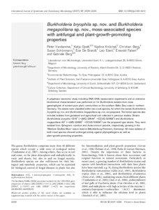 International Journal of Systematic and Evolutionary Microbiology (2007), 57, 2228–2235  DOI[removed]ijs[removed]