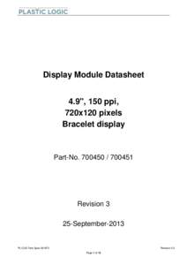 Display Module Datasheet 4.9