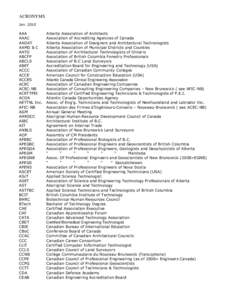 Professional associations / Applied Science Technologist / Canadian Technology Accreditation Board / Professional Technologist / Association of Science and Engineering Technology Professionals of Alberta / Engineering technologist / Ontario Association of Certified Engineering Technicians and Technologists / Certified Engineering Technologist / Engineering technician / Science / Engineering / Medicine