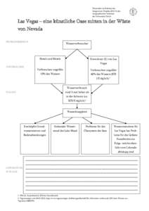 Entstanden im Rahmen des Integrativen Projekts[removed]des Geographischen Institutes der Universität Zürich  Las Vegas – eine künstliche Oase mitten in der Wüste