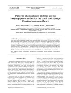 Fisheries / Biology / Yorke Island / Islands / Coral reef / Sue Islet / Torres Strait / Demosponge / Biological dispersal / Geography of Oceania / Physical geography / Torres Strait Islands