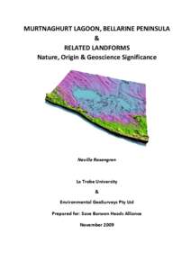 MURTNAGHURT LAGOON, BELLARINE PENINSULA  &  RELATED LANDFORMS 