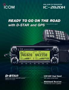 DUAL BAND FM TRANSCEIVER  iC- 2820h READY READY TO GO ON THE ROAD