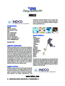 INDCO profileRevised.qxd :features[removed]:01 PM