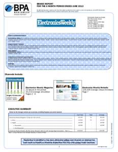 Electronics Weekly / Newspaper / Purchasing / TWICE / Publishing / Auditing / BPA Worldwide