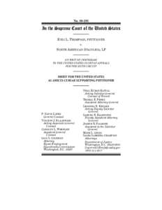 Thompson v. North American Stainless (S. Ct.) - Brief as Amicus (Merits)