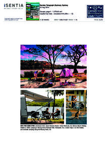 Sunday Telegraph (Sydney), Sydney 24 Aug 2014 Escape, page 4 - 1,[removed]cm² Capital City Daily - circulation 510,[removed]S) Copyright Agency licensed copy (www.copyright.com.au)