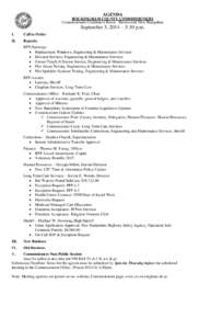 AGENDA ROCKINGHAM COUNTY COMMISSIONERS Commissioners Conference Room - Brentwood, New Hampshire September 3, 2014 – 3:30 p.m.
