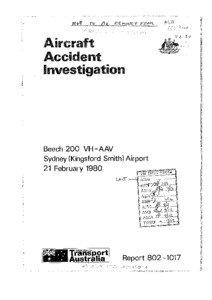 Air New Zealand / Ansett Australia / Air safety / Sydney Airport / Center of gravity of an aircraft / Airport / VH-AAV crash / Australian National Airways / Aviation accidents and incidents / Aviation / Transport